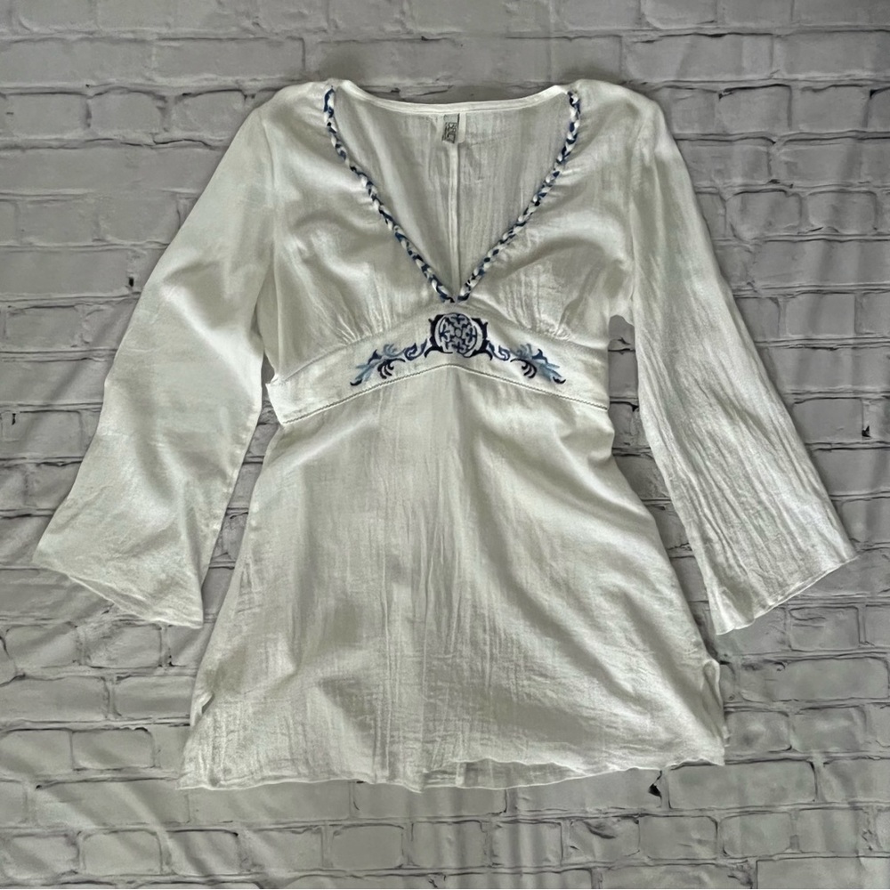 White Swimsuit Coverup by Becca (SEE NOTE) for sizing